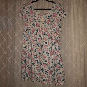 Floral babydoll dress